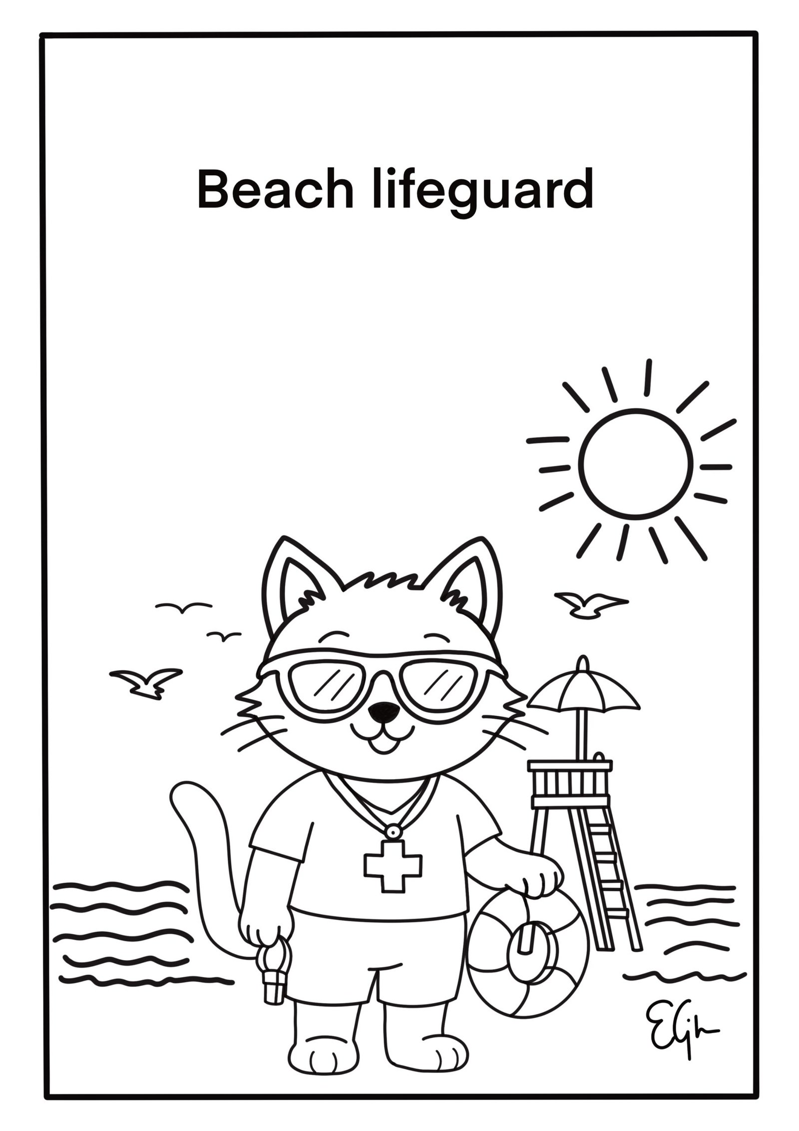 Cats in Careers – Helpers & Safety Jobs Pack - Image 6