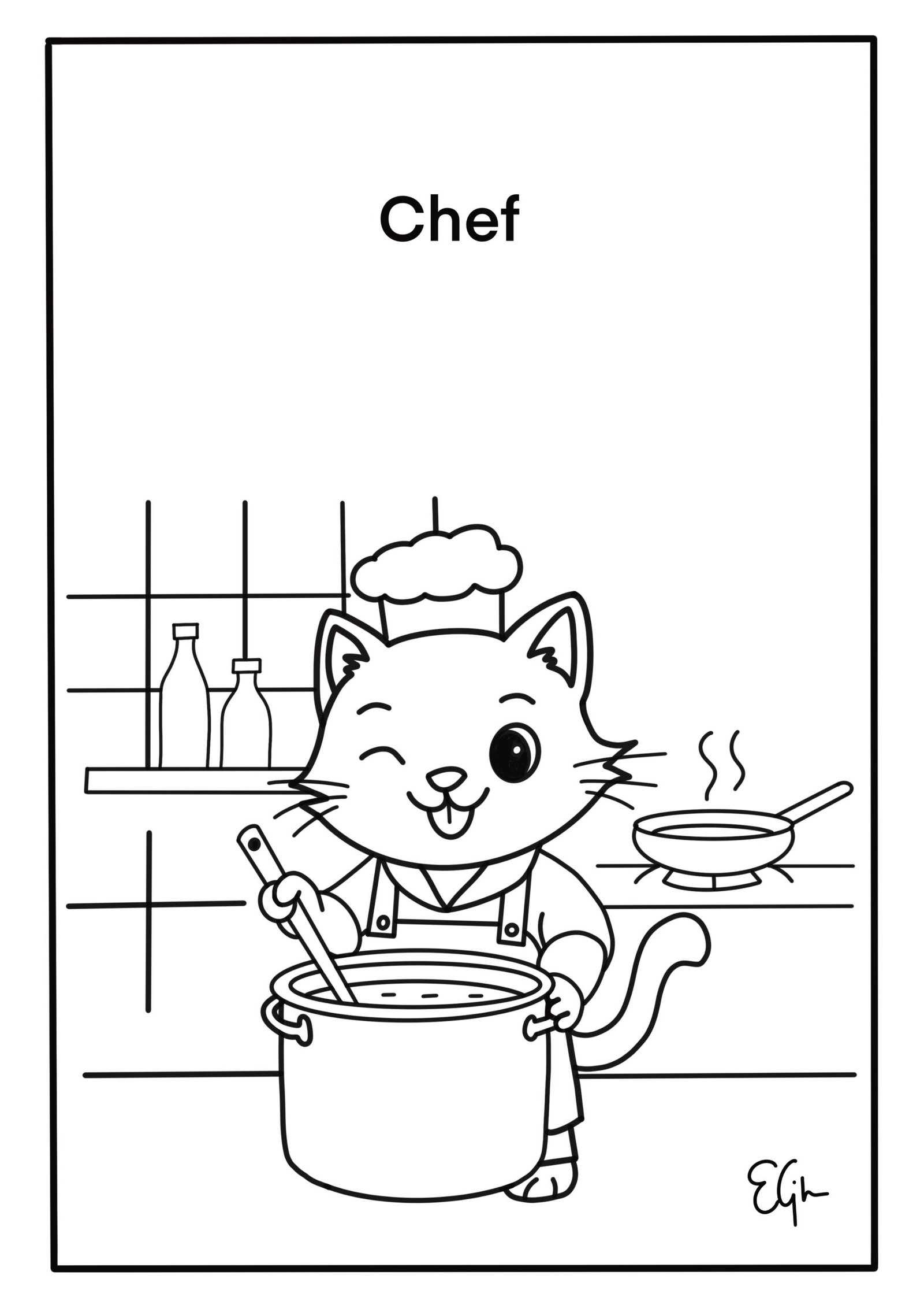 Cats in Careers – Nature & Service Jobs Pack - Image 4