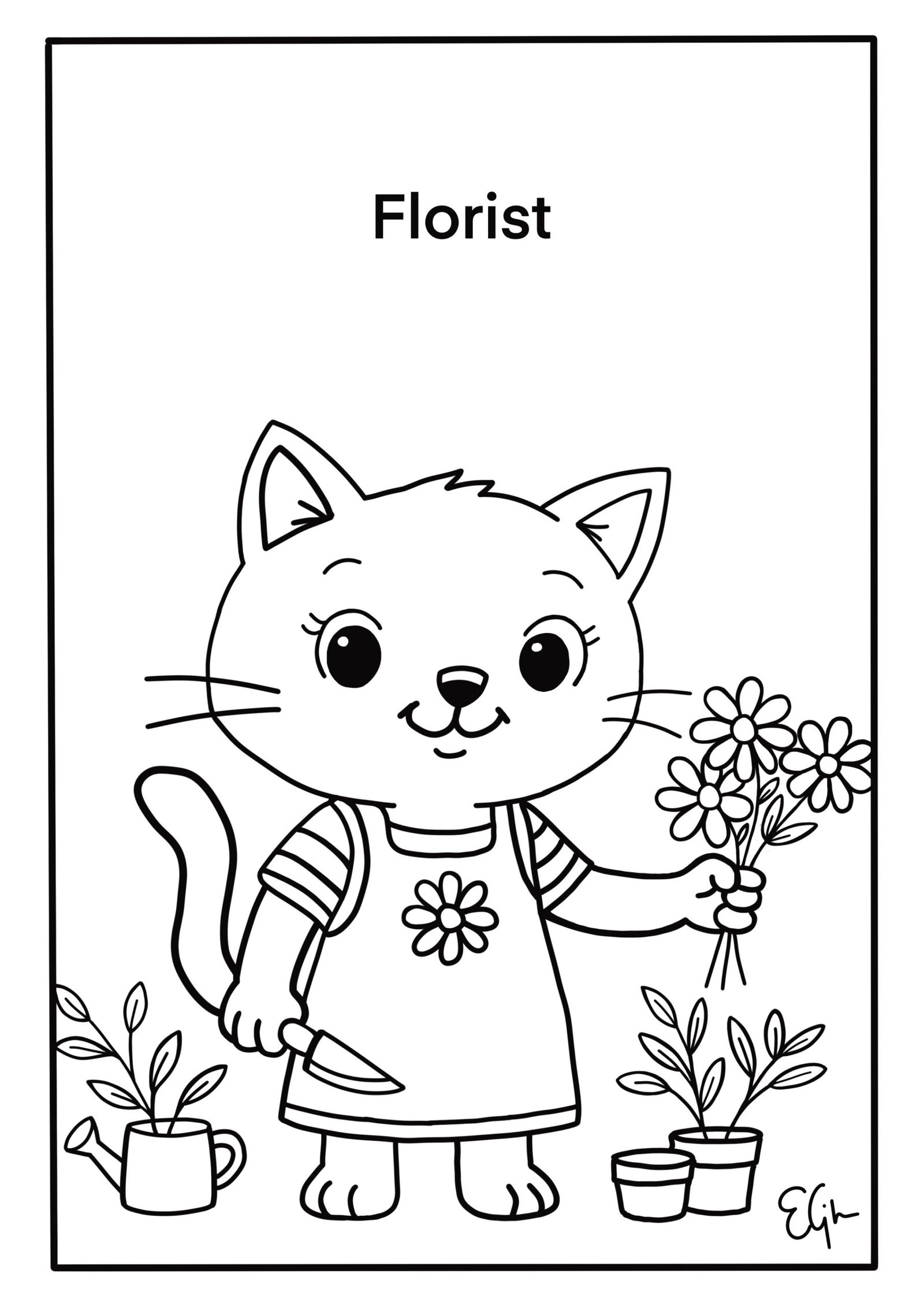 Cats in Careers – Nature & Service Jobs Pack - Image 3