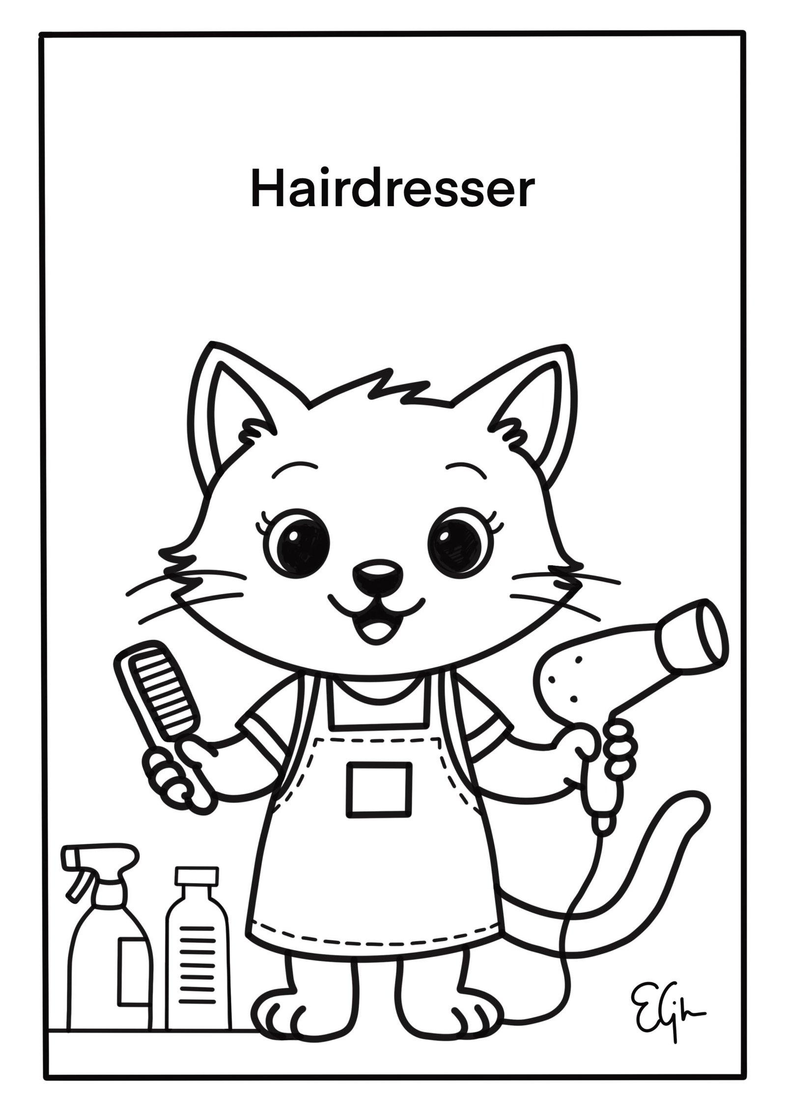 Cats in Careers – Nature & Service Jobs Pack - Image 2