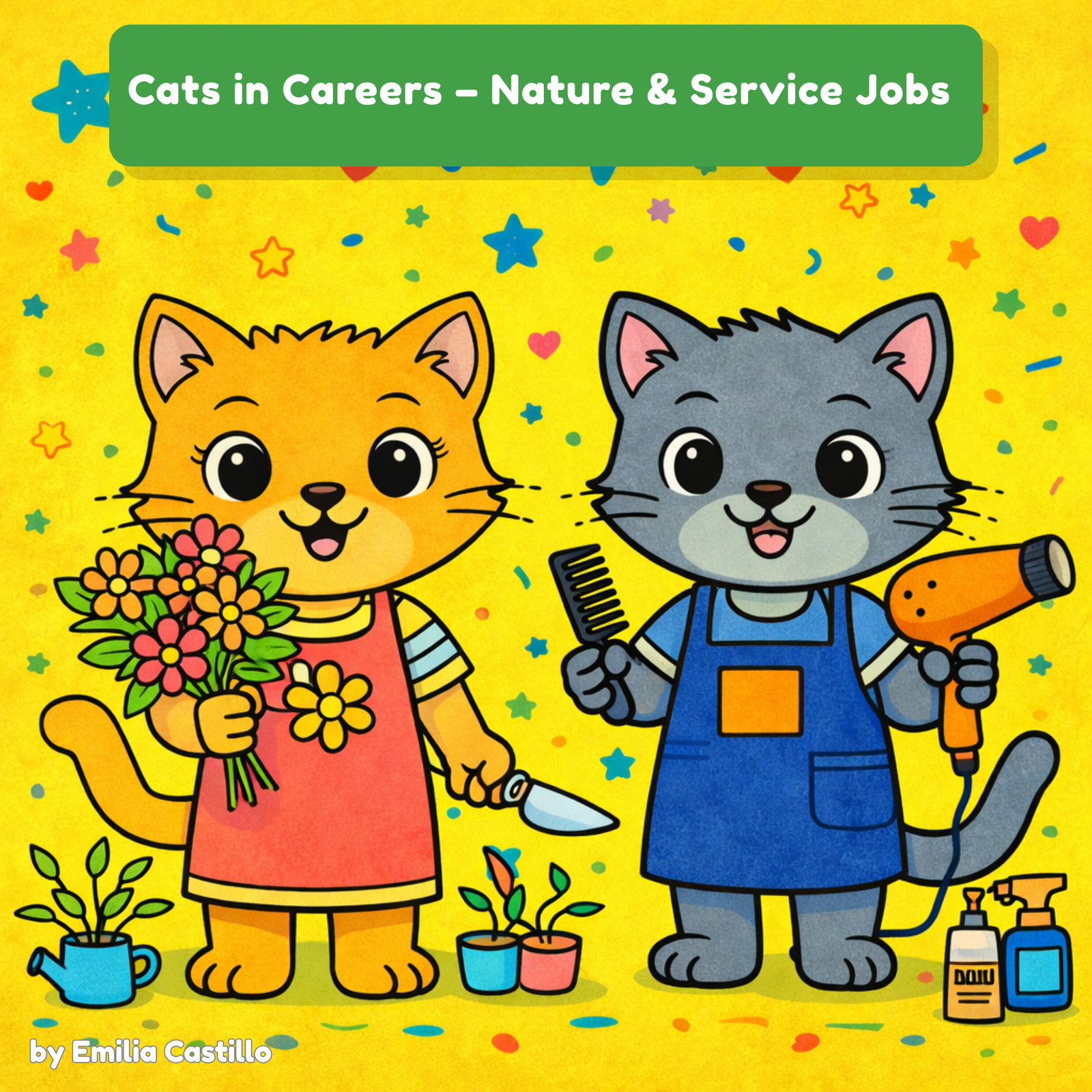 Cats in Careers – Nature & Service Jobs Pack