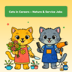 Cats in Careers – Nature & Service Jobs Pack