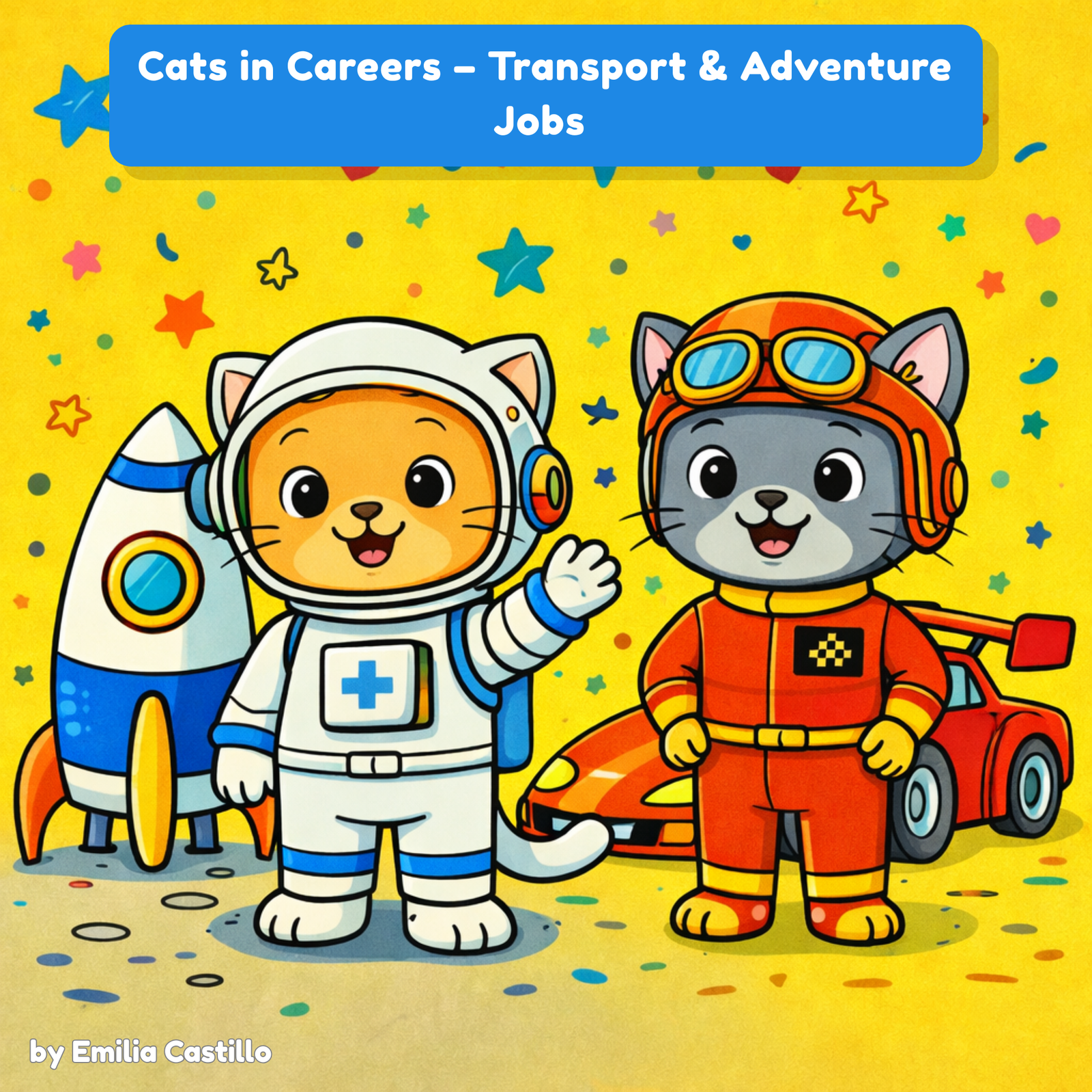 Cats in Careers – Transport & Adventure Jobs Pack